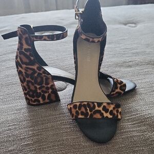 Block Heel Kenneth Cole New York Leopard Print Heels